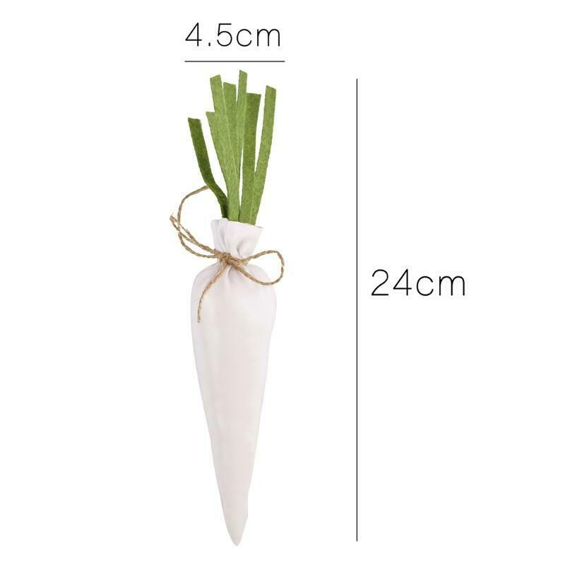 Easter Non-woven Carrot Garden Decorations Artificial Fruits Toys Party Props
