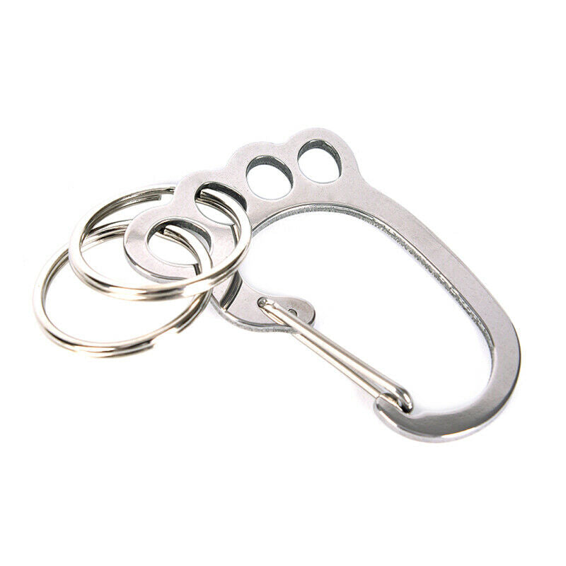 Cute Keychain Key Ring Hook Outdoor Camping Hiking Buckle Carabiner Key H.l8