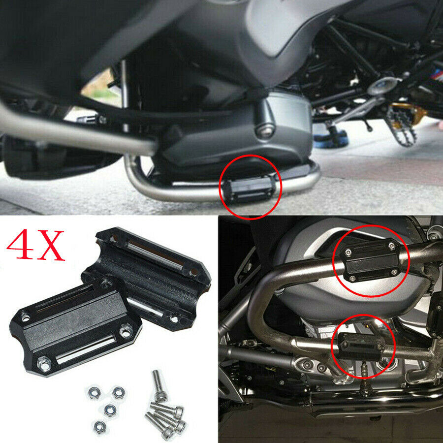 4x 25mm Motorcycle Engine Frame Bar Crash Ground Slider Protector Guard  2020
