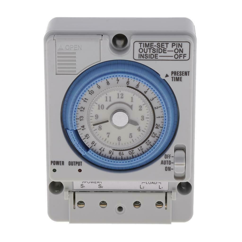 Heavy Duty AC220V 10A Plastic Mechanical Timer Switch Time Control System