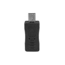 1Pc Micro USB Female to Mini USB Male Adapter Charger Adaptor Converter Black