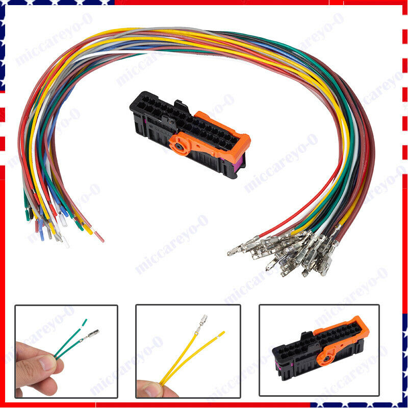 Replacement ABS Front Rear Wiring Harness Repair Kit Plug Car Fits For VW Skoda