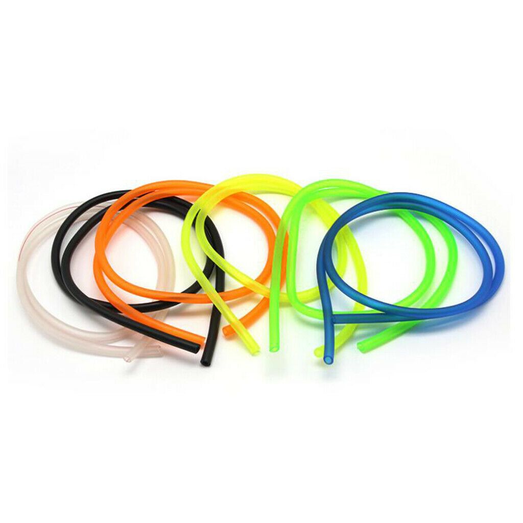New 1M Motorcycle Fuel Oil  Tube Hose Line Petrol Pipe Orange