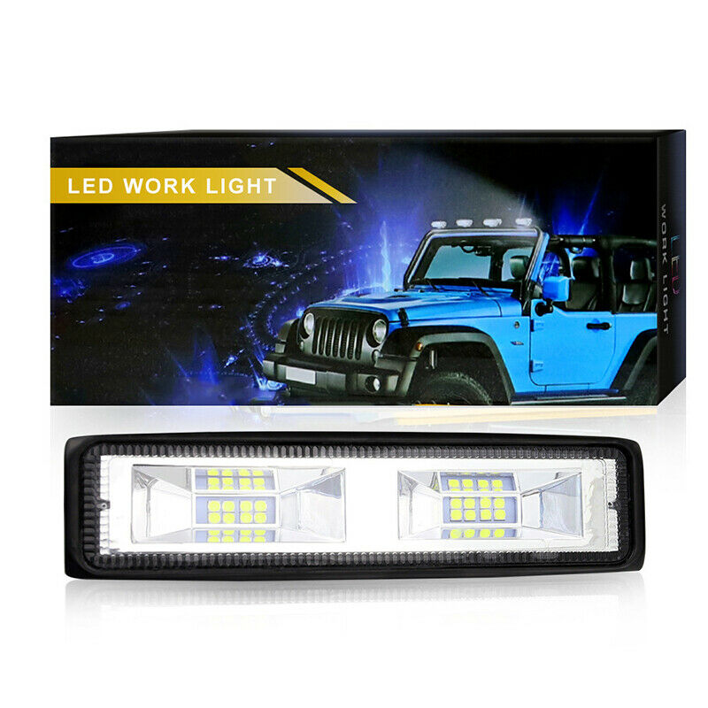 16LED Work Light Bar 48W 6000K Waterproof Car Spot Beam Fog Driving LampB j SJ