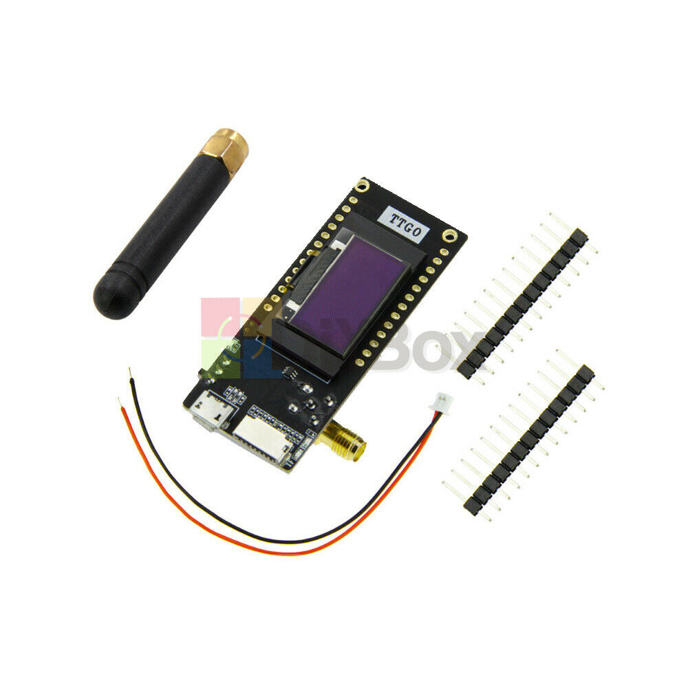 0.96" 868MHZ OLED Wireless Bluetooth Wifi ESP-32 Board Module Lora32 1.8V-3.7V