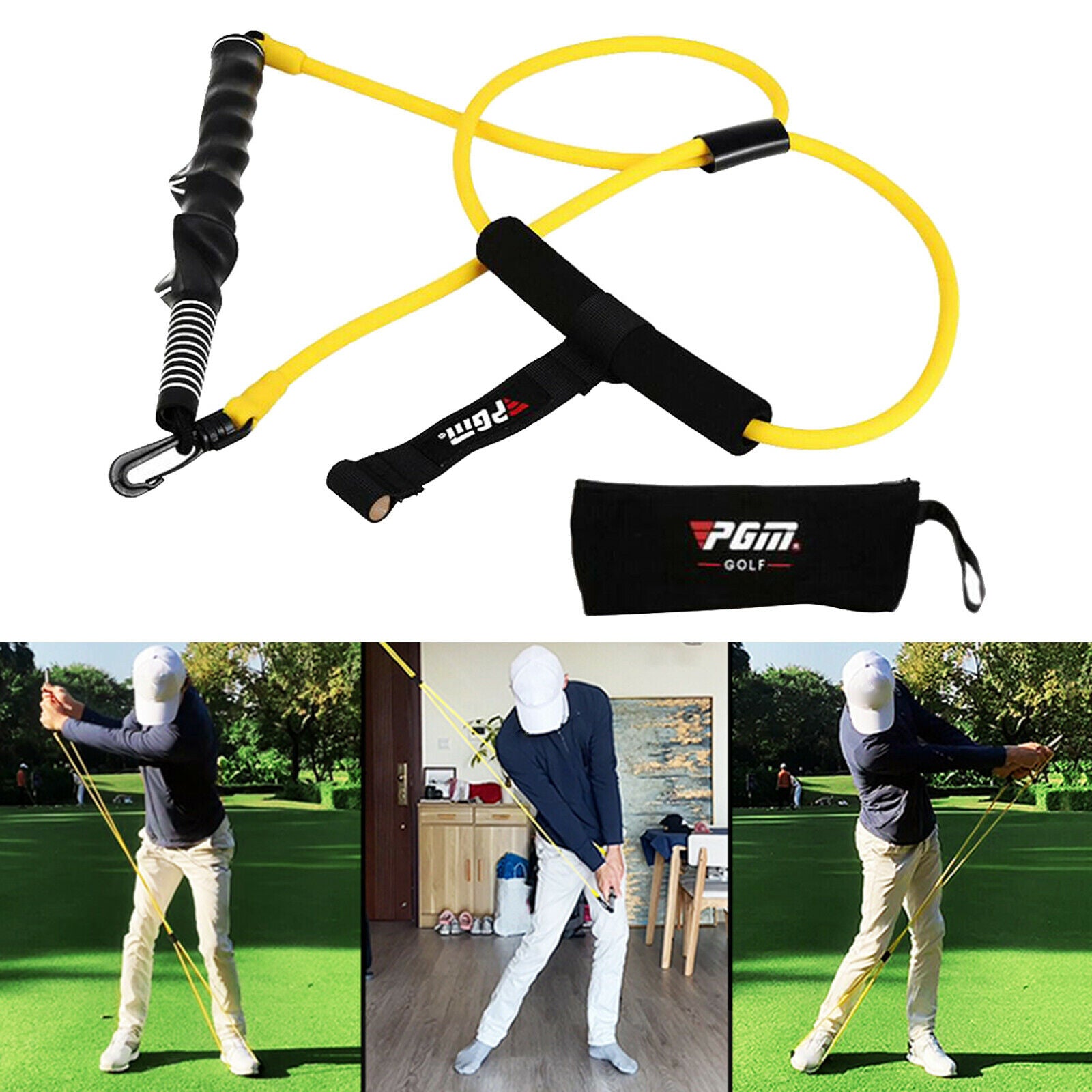 Resistance Bands Exercise Fitness Yoga Workout Gym Sports Golf Training Belt