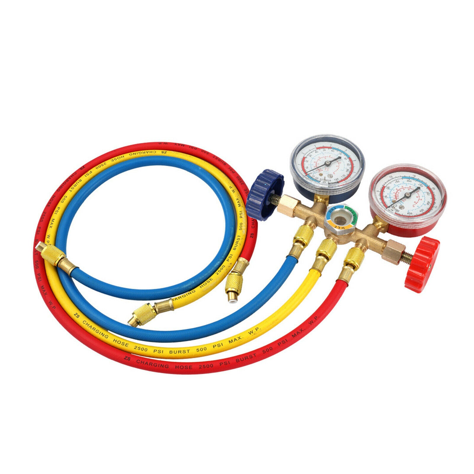 R134a Refrigerant Manifold Gauge R134A A/C Refrigeration Charging Adapter