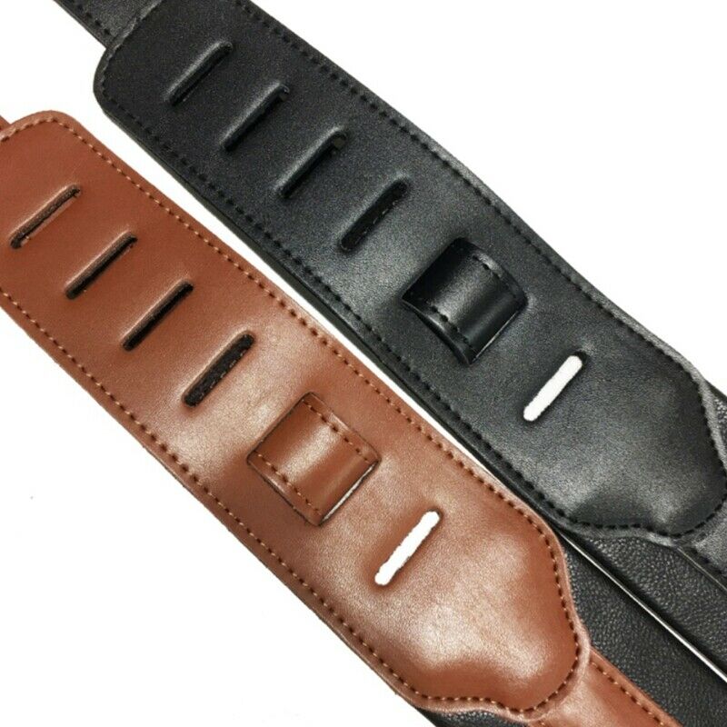 Guitar Strap Ethnic Style Leather Adjustable Acoustic Electric Bass Strap GuF3H4