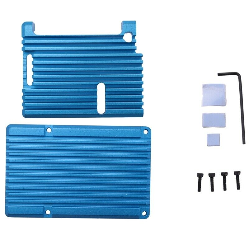 Aluminum Alloy Protective Case CNC Enclosure Metal Shell Fit for Raspberry Pi Y7
