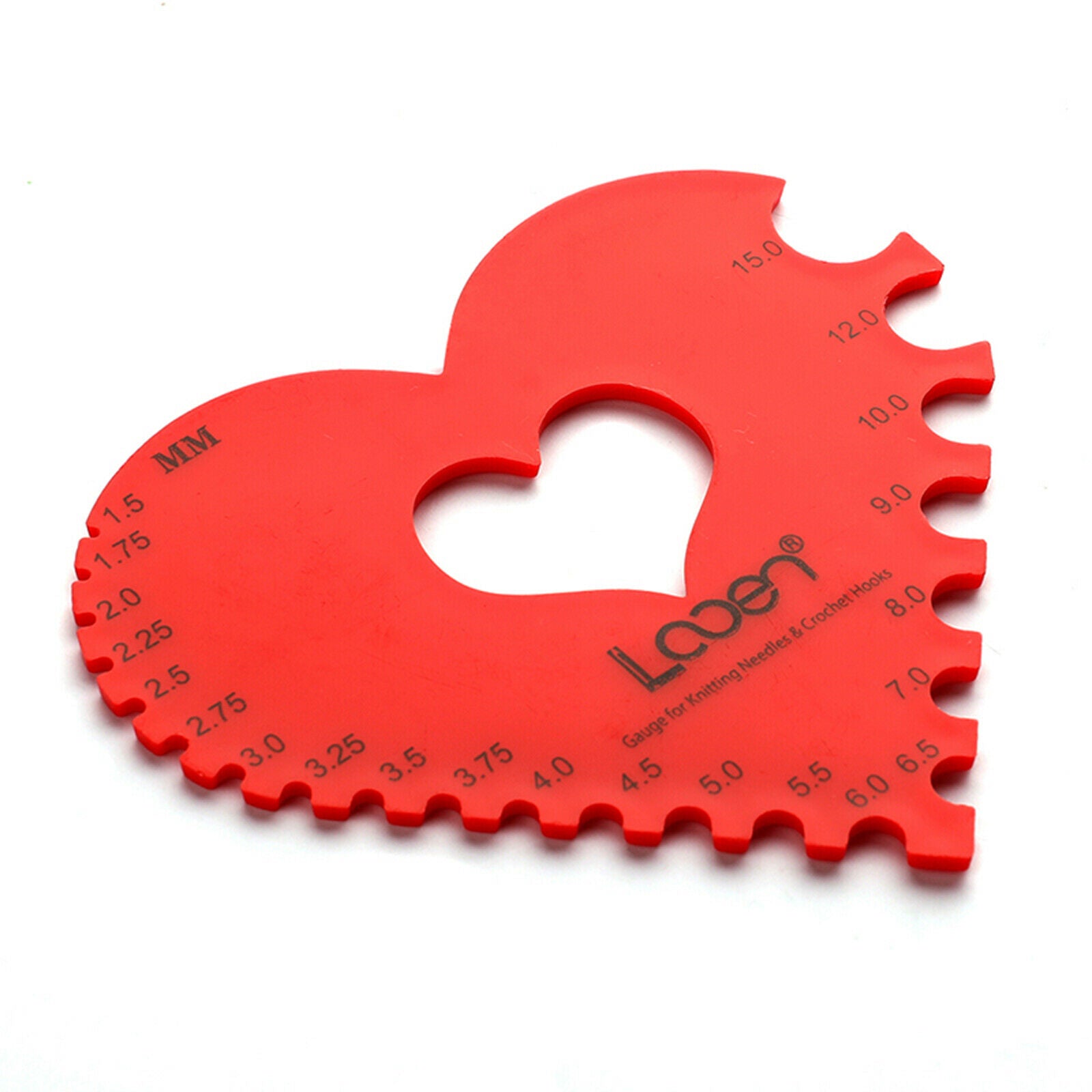 Knitting Accessories Slide On Crochet Gauge MM Sewing Ruler Sewing Tools