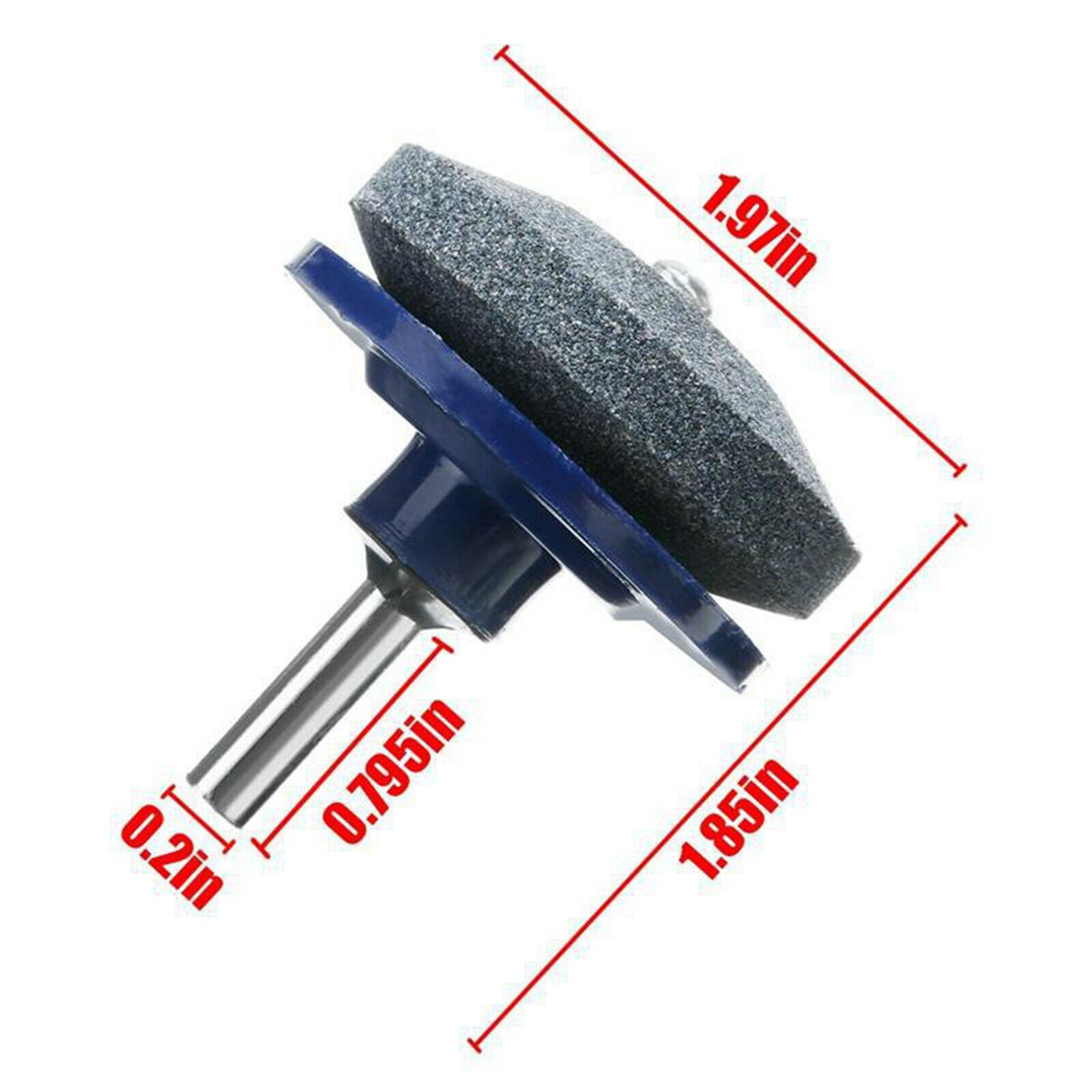 4 Pieces Lawn Mower Blade Sharpener + Balancer Universal for Electric Drill