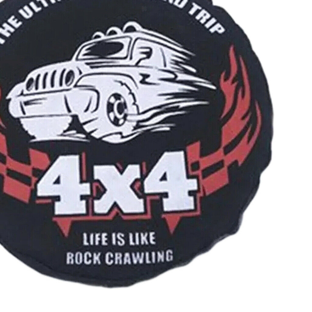 1/10 RC Car Tire Cover, PU Leather Spare Tires Cover for  TRX4 Wheel RC