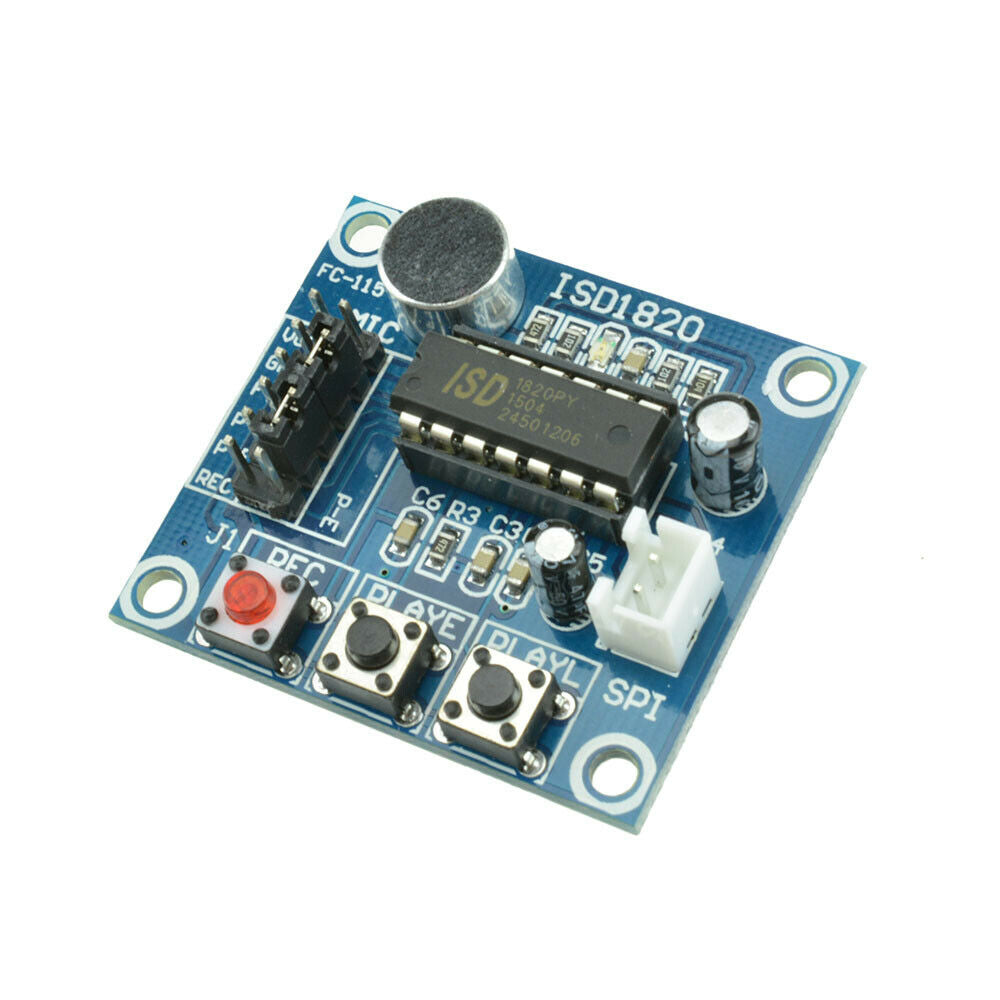 ISD1820 Sound Voice Recording Playback Module With Mic Sound Audio microphone