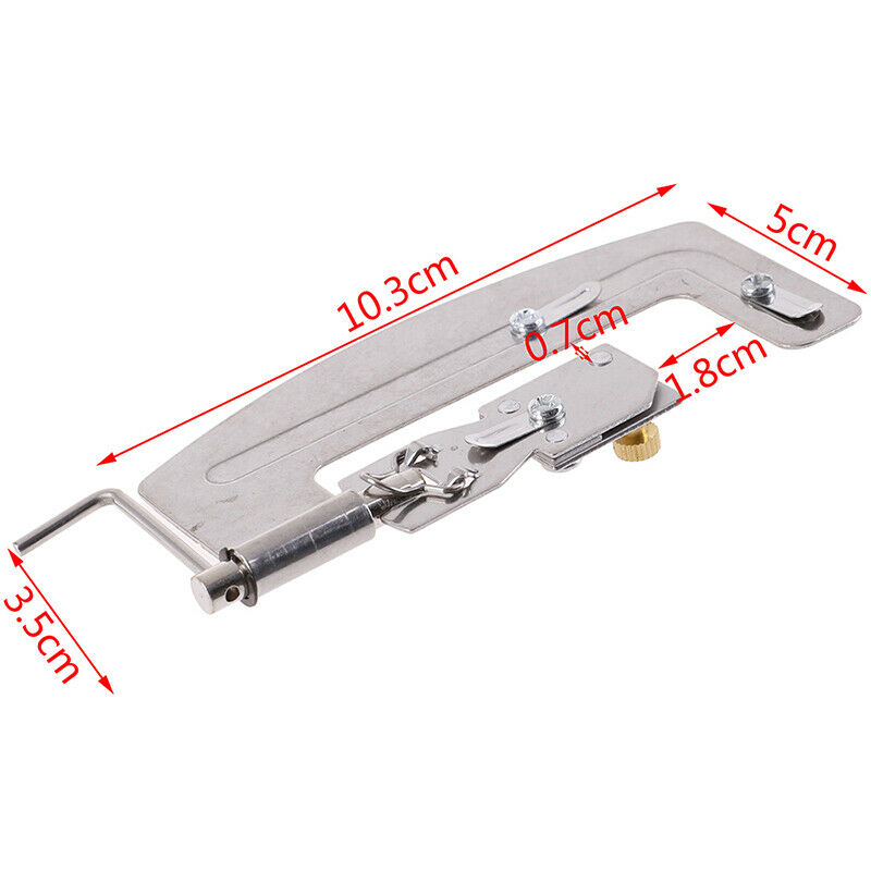 1Pc Stainless Steel Semi-automatic Fishing Hook Line Tier Tie Binding Suppl BDA