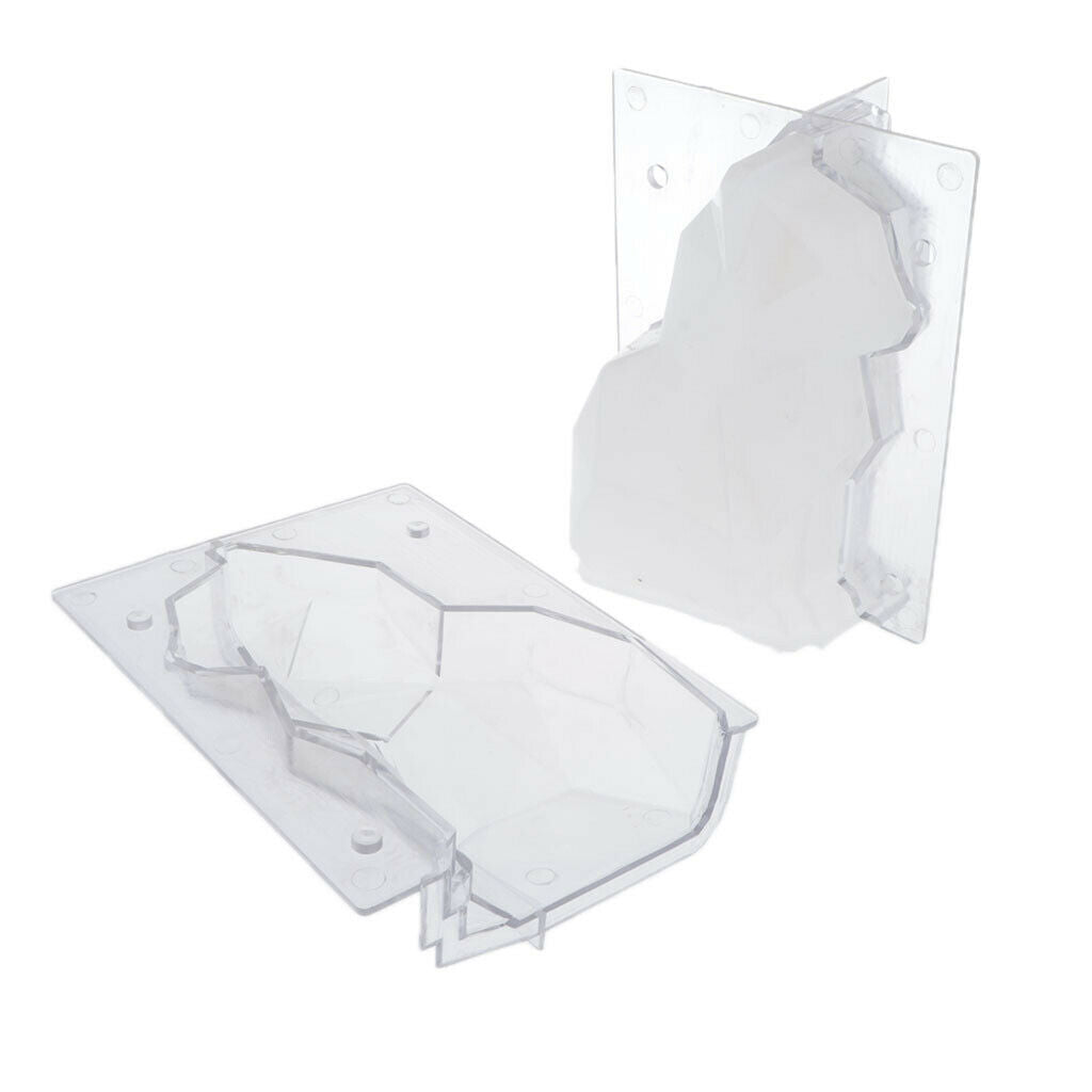 Clear Cats Plastic Candles Mold Soap Moulds for DIY Candles Making Supplies Tool