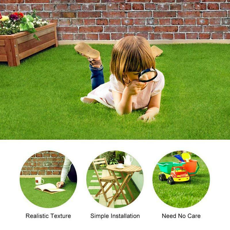 Grass artificial turf carpet for indoor and outdoor turf Synthetic green grassO8
