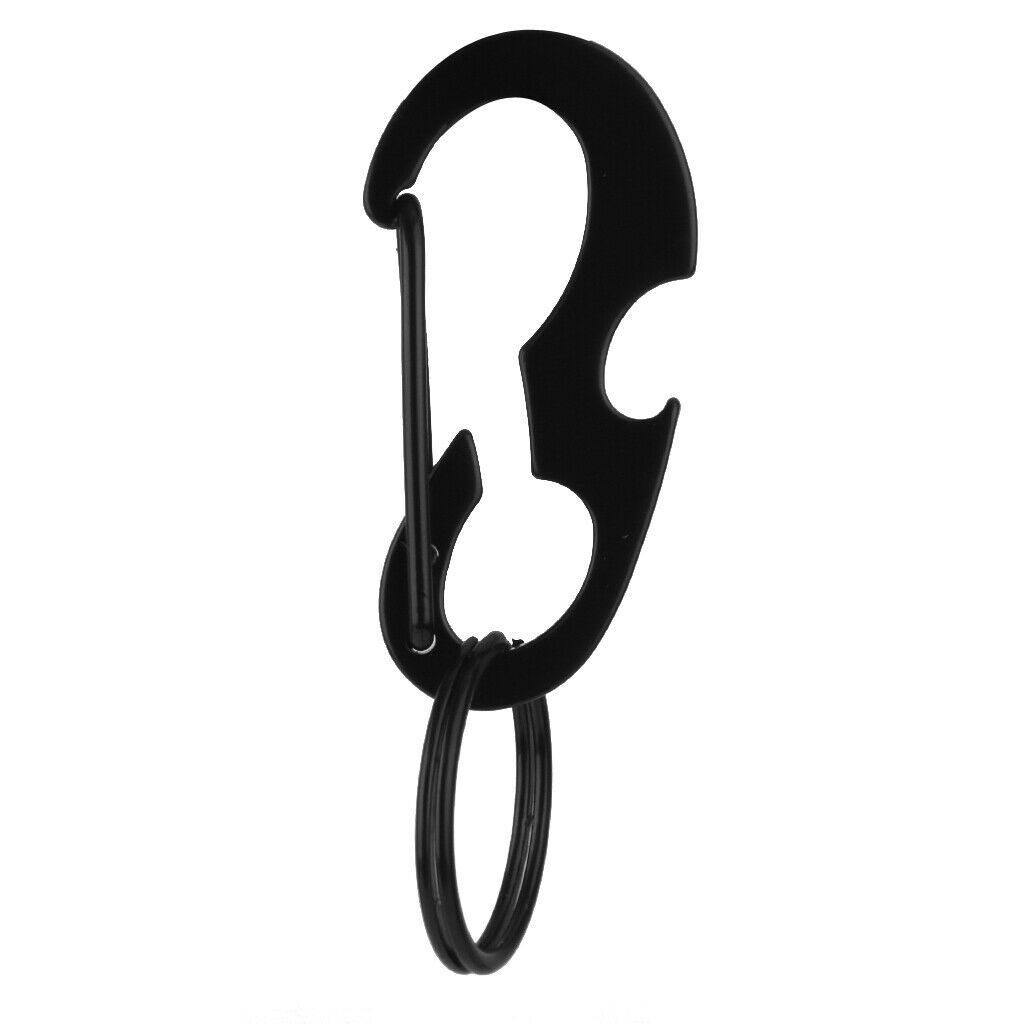 3x Portable Spring Snap Carabiner Keychain  Buckle