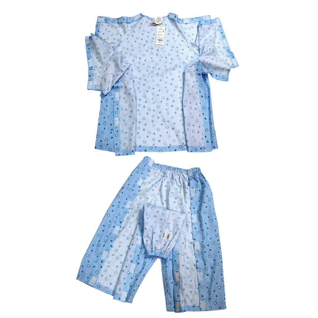 1 Suit Cotton Patient Clothes Nursing Clothes  Pajamas Clothing M