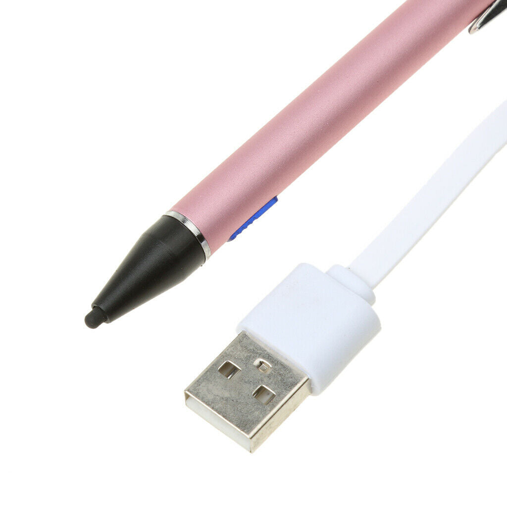 2.0mm Capacitive Pen Touch Pen Stylus Drawing Pen USB Charging for