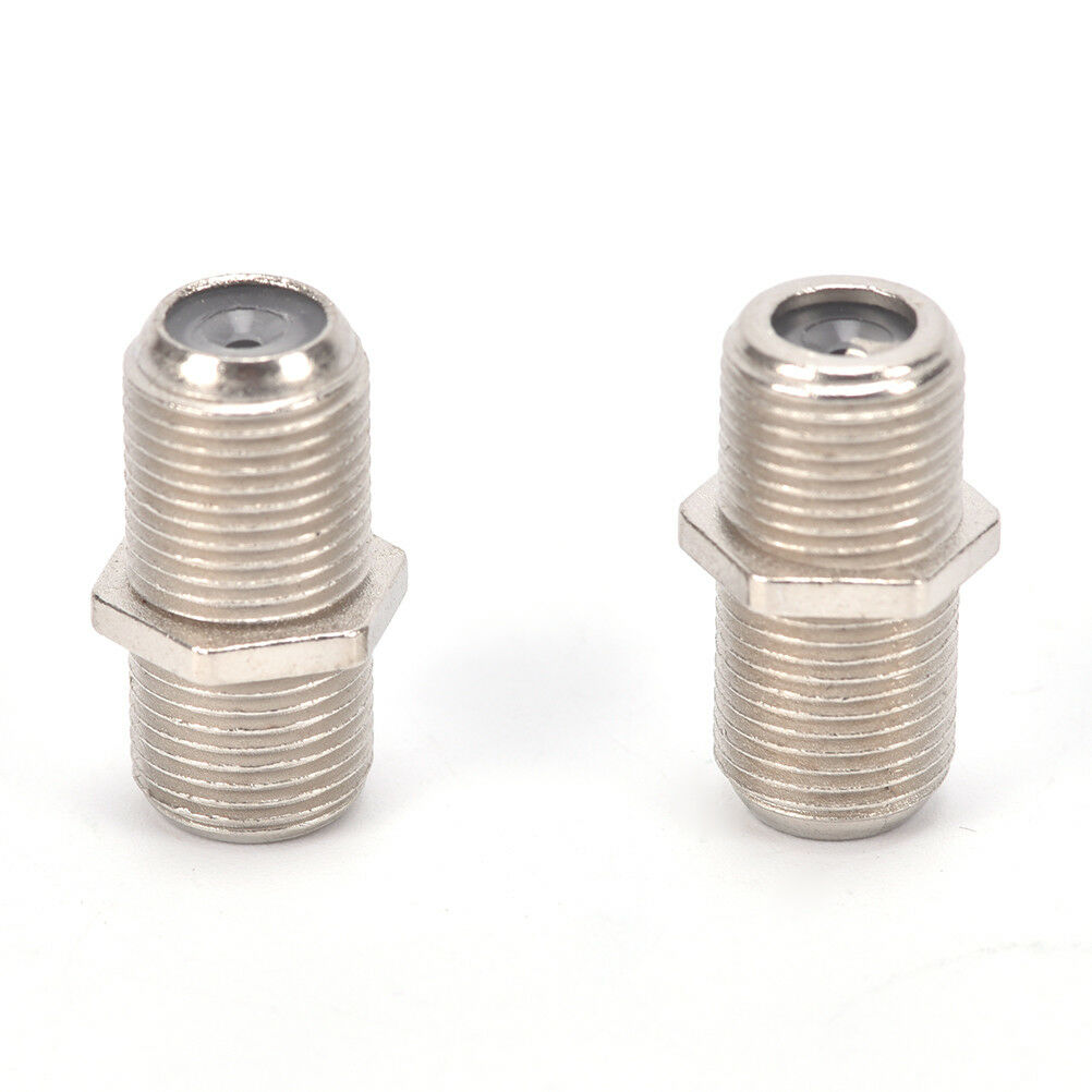 10 Pack F Type Coupler Adapter Connector Female F/F Jack RG6 Coax Coaxial  ^ SJ