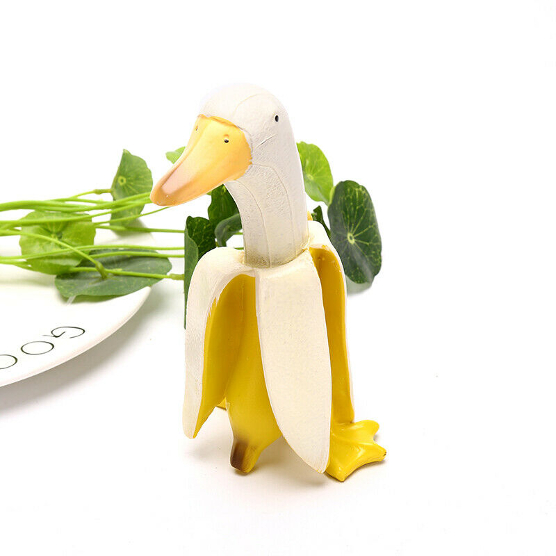 Art Banana Duck Creative Garden Decoration Sculptures Yard Garden Decor