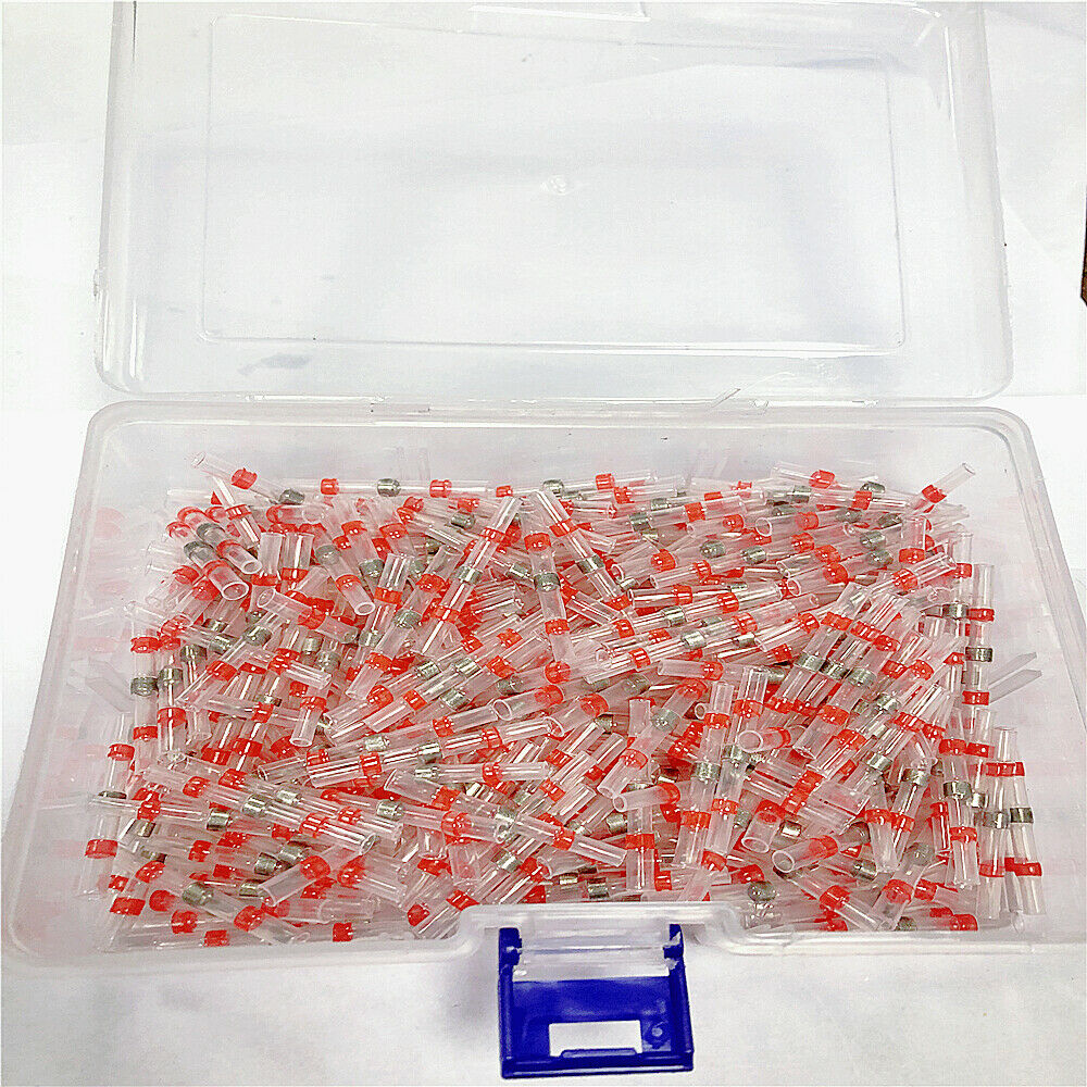 300Pcs red 22-18AWG Waterproof Solder Sleeve Heat Shrink Wire Splice Connectors