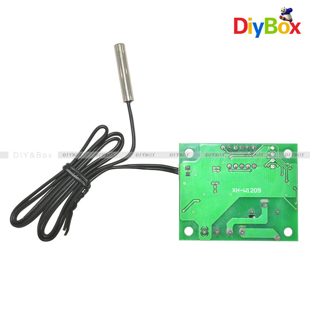 DC12V W1209 Digital Thermostat Temperature Control Switch Sensor -50-110°C Blue