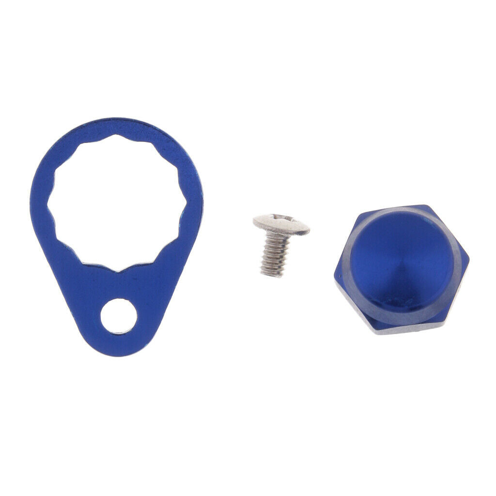 3pcs Durable Fishing Reel Left Handle Screw Nuts Repair Parts Reel Care
