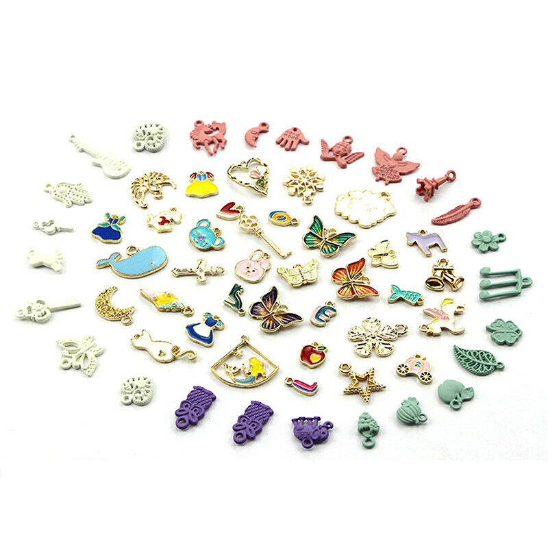 60pcs Mixed Styles Pendants DIY Jewelry for Necklace Making AccessariesBDAU