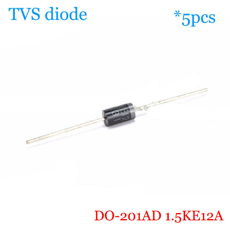 5pcs TVS transient suppression diode DO-201AD 1.5KE12A Rectifiers