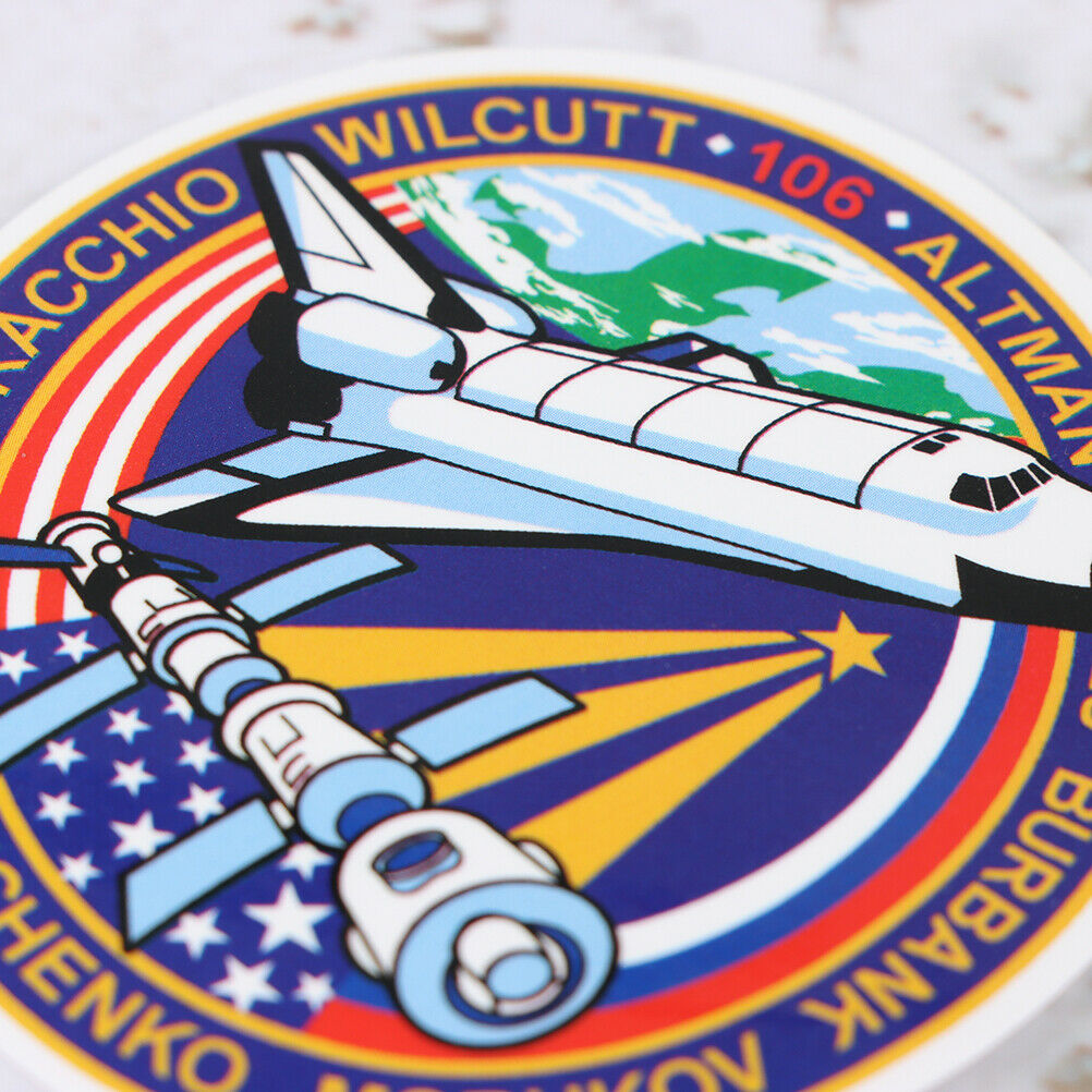 34pcs Astronaut Stickers Aircraft Rocket For Luggage Laptop Skateboard St.l8