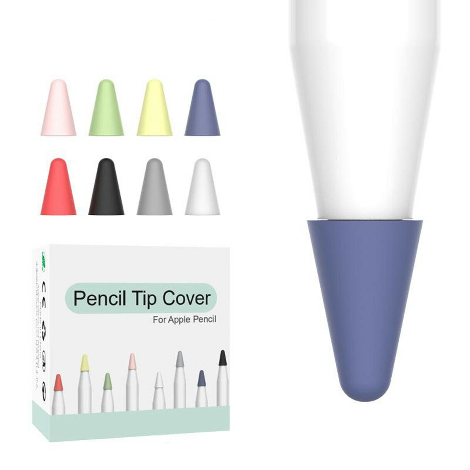 8Pcs Touchscreen Pen Nib Tip Case Cap for  Pencil 1st / 2nd Replacement