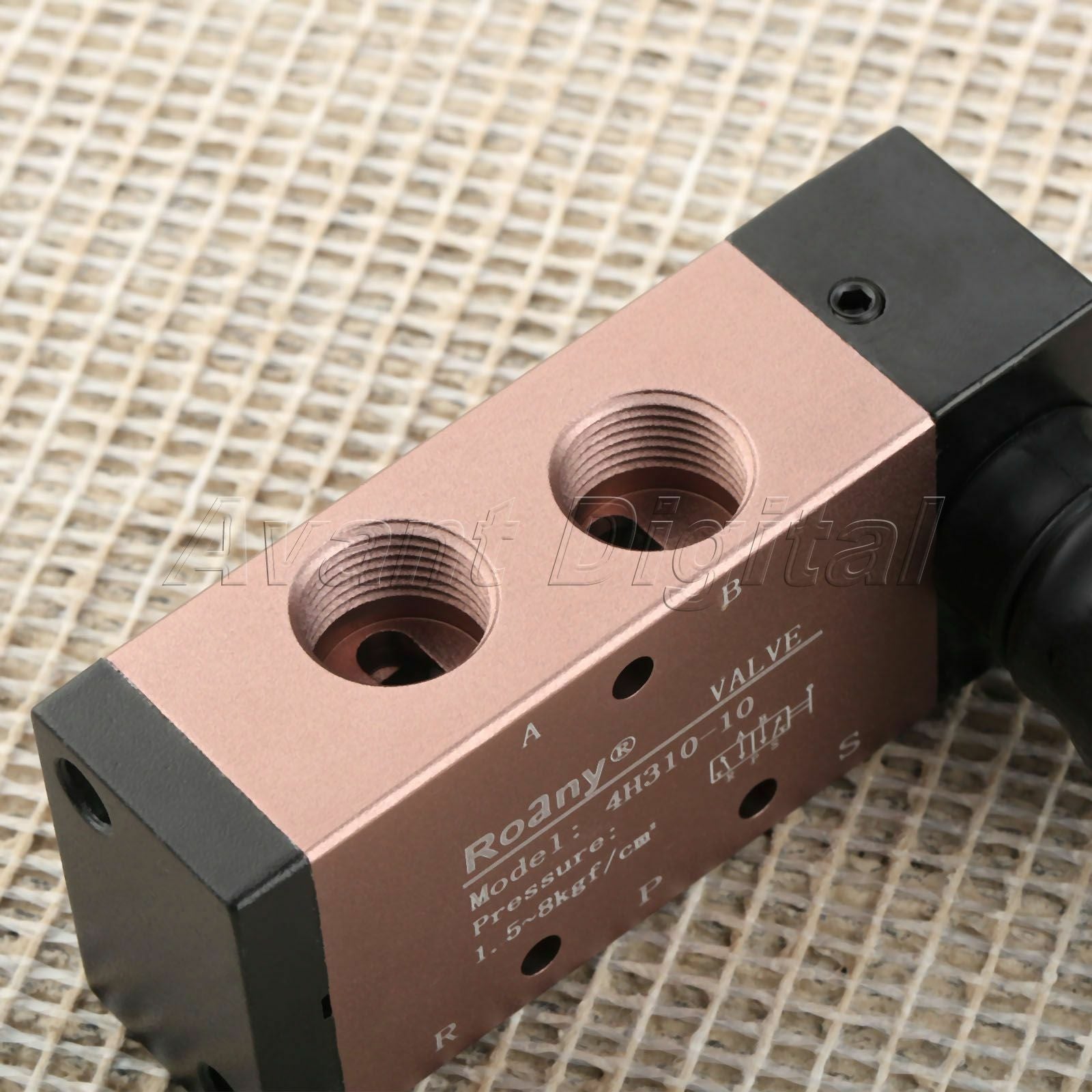 New 4H310-10 2 Position 5 Way PT 3/8" Port Hand Pull Pneumatic Mechanical Valve