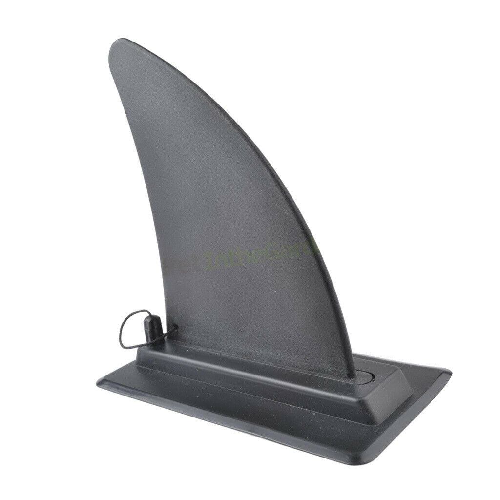 Premium Black Plastic Kayak Skeg Tracking Fin - Universal Fit
