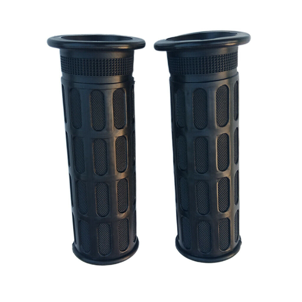 2pcs Rubber Non-Slip Tractors Bicycle Handlebar Wheelbarrow Handle Grips