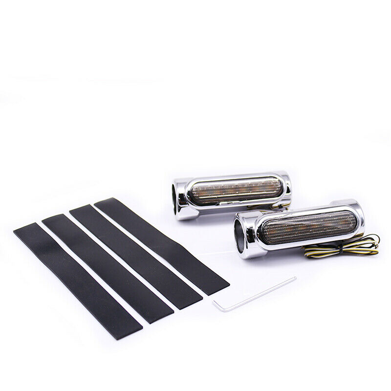 1.25'' Highway Protection Crash Bar Chrome Driving Turn Signal Light Cafe Racer