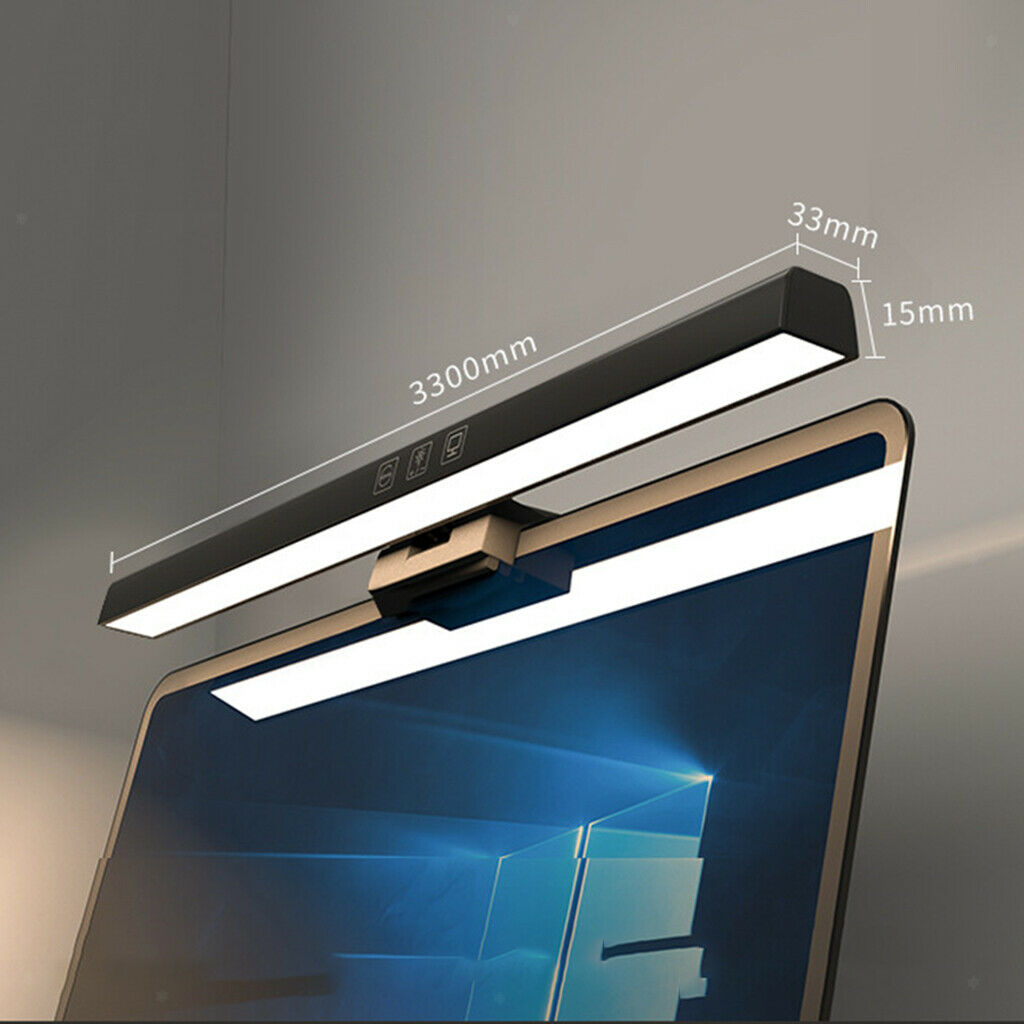 Dimmable Computer Monitor Lamp Eye Caring PC Monitor Screen Light for Home
