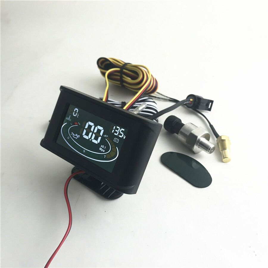 55mm*95mm*18mm Plastic Shell LCD Three-in-one Meter Digital Display with Sensors