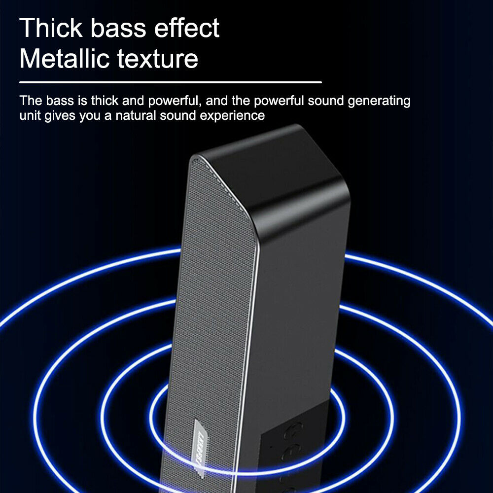 Bluetooth Computer Speakers Deep Bass Sound Box Stereo For PC Laptop Subwoofer