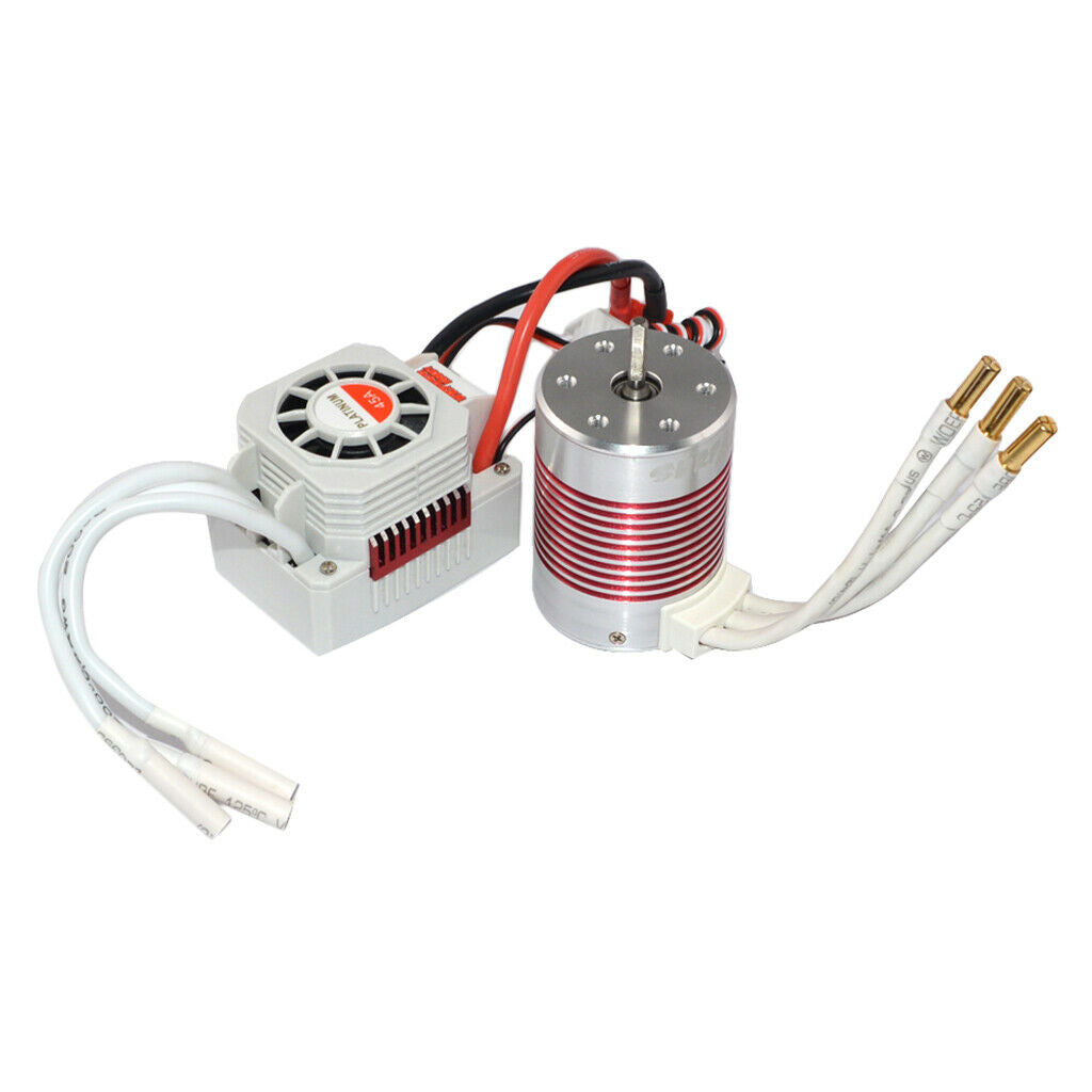 Combo Set- 4-Pole 3650 5200kv Brushless Motor + 60A Esc