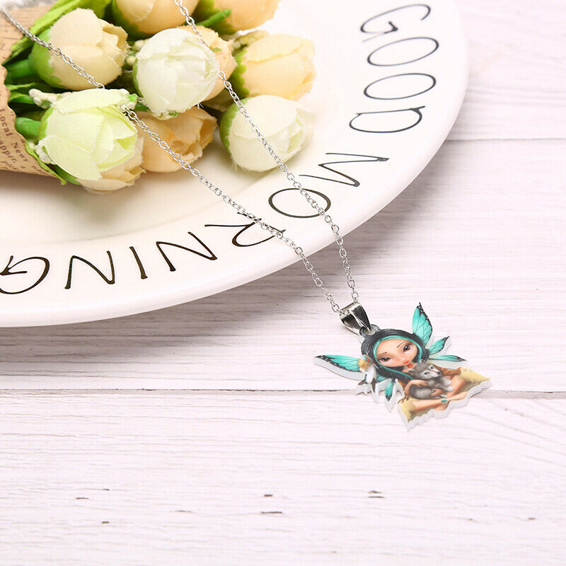 Fashion Lovely Fairy Princess Necklace Women's Butterfly Necklace Penda.l8
