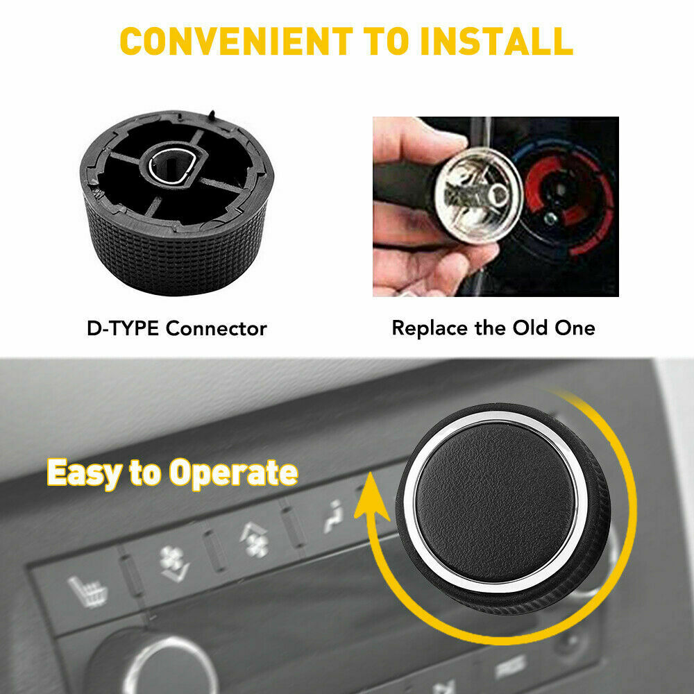 Rear Radio Volume CONTROL KNOB For 2007-14 Chevrolet Silverado GMC Sierra Yukon