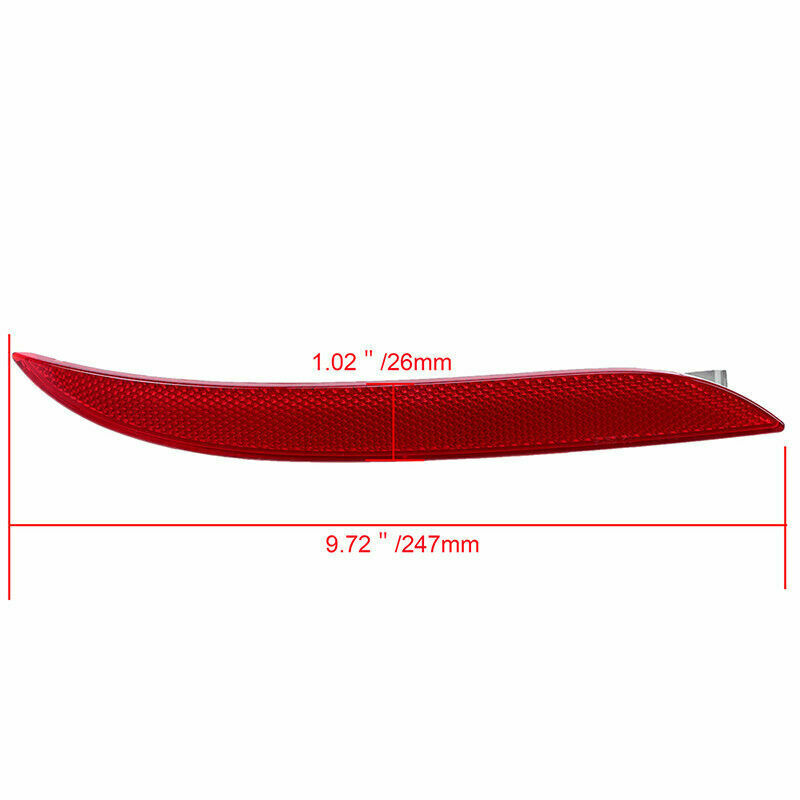 Rear Right Side Bumper Reflector Light Car Fit BMW 5 Series E60 Sedan 2007-2009