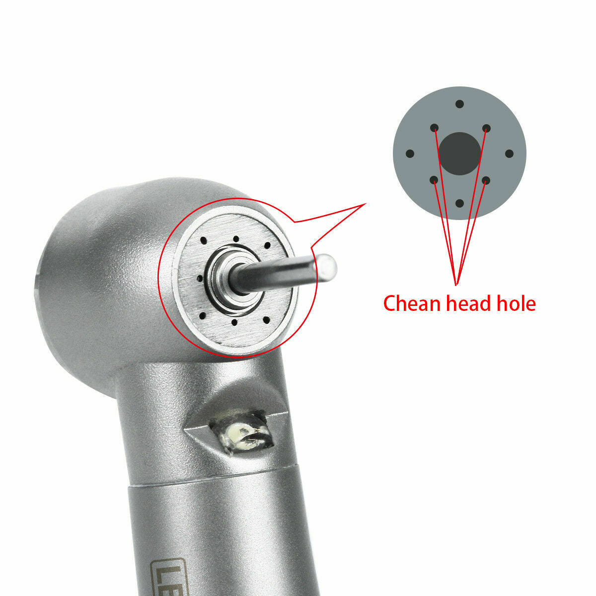 2 X Dental Self-Generator LED High Speed Handpiece Quick Coupler 4Spray 4H