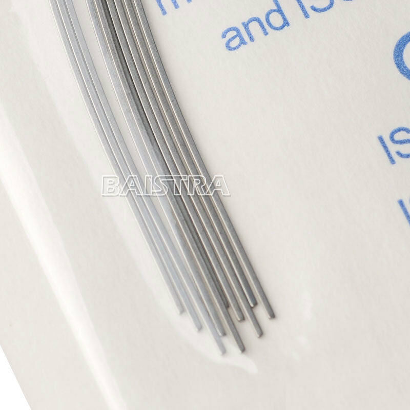 50XDental Ortho Niti Arch Wires Rectangular 16X22 Lower Super Elastic Natural AZ