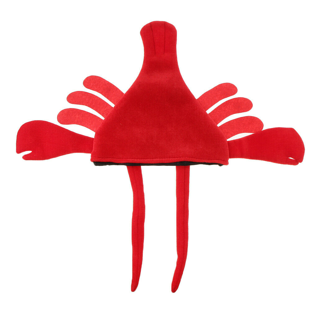 Funny Red Plush Halloween Cartoon  Animal Hat Adults Teens Party Festive