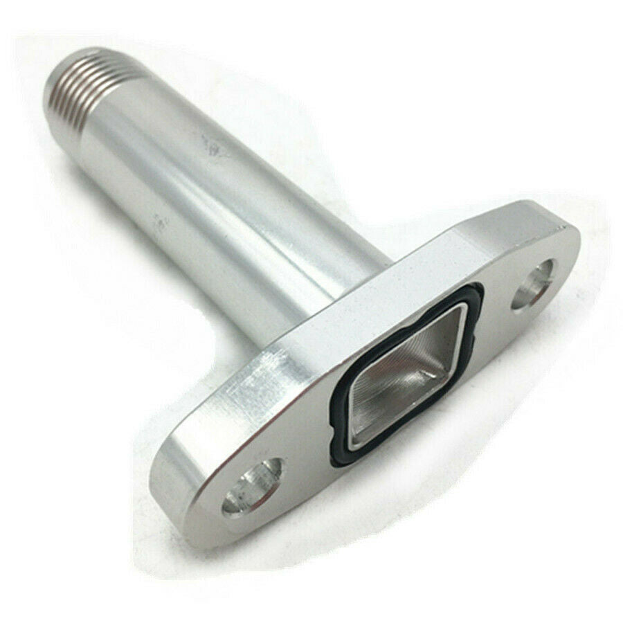 51mm Extended 10 AN Turbo Drain Fitting Fits T3 T4 T04B Turbochargers Flange