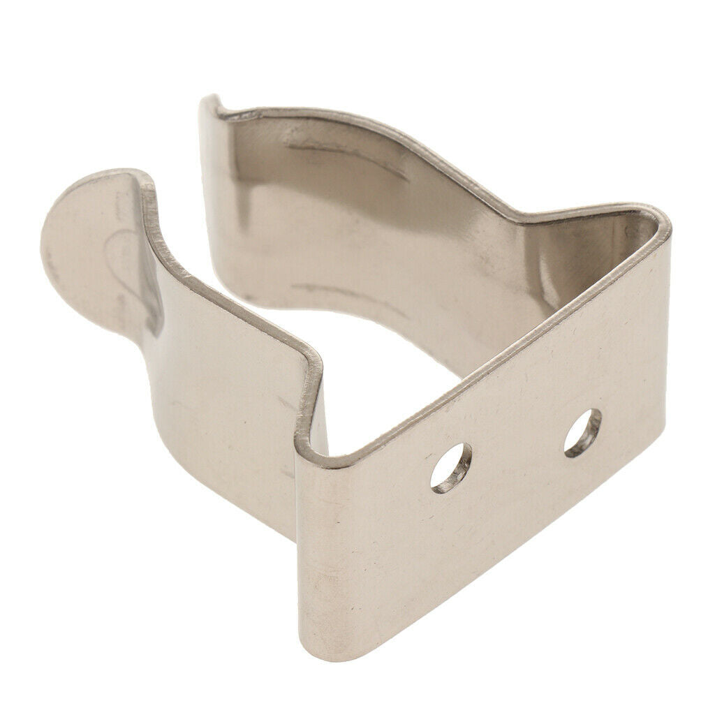 5pcs New 304 Stainless Steel Marine Boat Sailing Hook Holding Clips Bracket