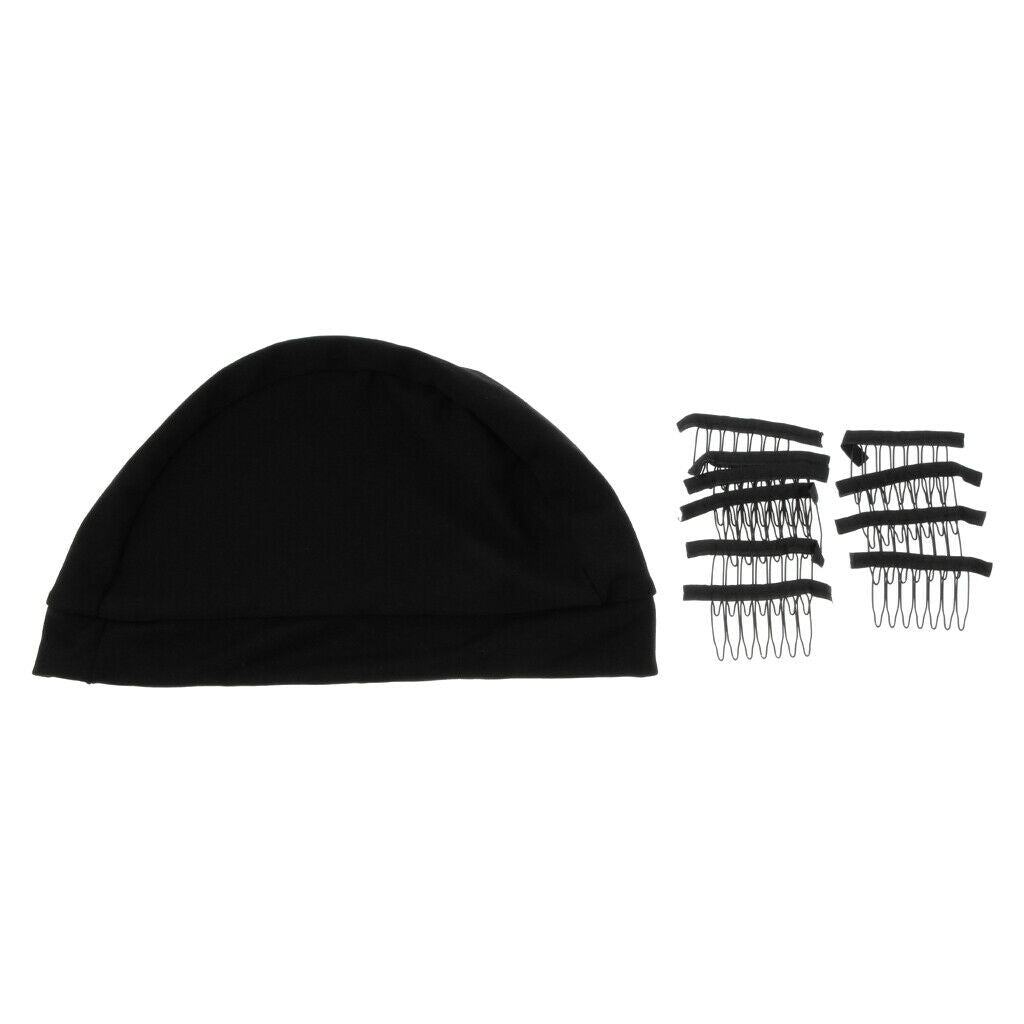 Durable Wig Clips for Women & Men Wig with Breathable Elastic Wig Net   L