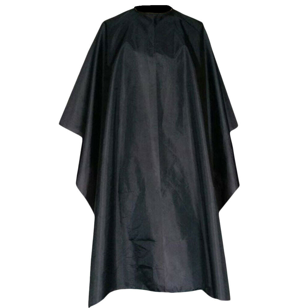 Set of 5 90x140cm Hairdressing Cape Black Hair Salon Gown Adjustable Closure
